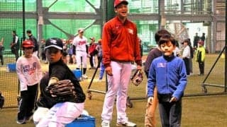 「野球を好きでいてほしい」　楽天と宮城県高野連が小学生に野球教室