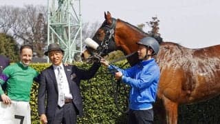 【中山４Ｒ・３歳１勝クラス】引退する国枝調教師のチャーリーがルメール騎手背に惜別Ｖ　「感謝感激」