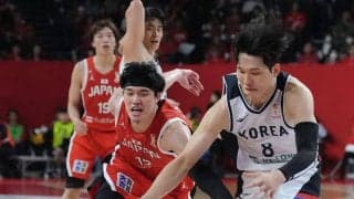 【バスケ】日本男子、桶谷大監督で初勝利　韓国に78－72　第4Qで逆転／Ｗ杯アジア予選
