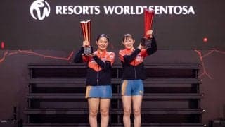 卓球日本女子のWエース“みわひな”ペアが示した存在感　張本美和が語ったロス五輪への重要性「ダブルス種目が大事」【シンガポールスマッシュ】