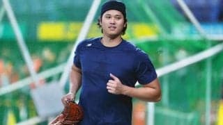 大谷翔平の外野守備練習　狙いは時差ボケ解消か…亀井コーチ「体調を整えている」