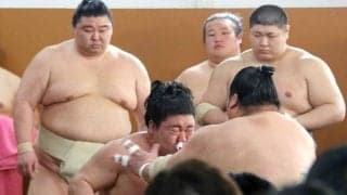 幕内・藤ノ川が時津風一門連合稽古で１２番　自己最高位の前頭２枚目の春場所へ「出稽古が好き」