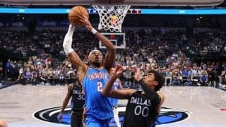 NBA新記録…サンダーのSGAがアウェーゲームで59戦連続の20得点超えを達成