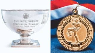 タイガー・ウッズの名を冠したメダル＆トロフィ贈呈 「全米アマ」「全米ジュニア」優勝者