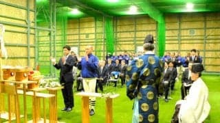 大社高校野球部の新屋内練習場が完成　建設費は全額寄付金