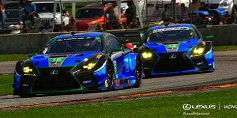 IMSA第9戦ロード・アメリカ 「LEXUS RC F GT3」2台揃ってトップ10フィニッシュ