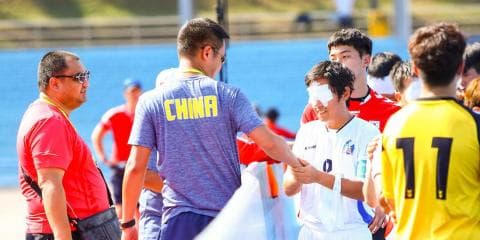 【フォトアルバム】ブラインドサッカーアジア選手権　中国 vs 韓国