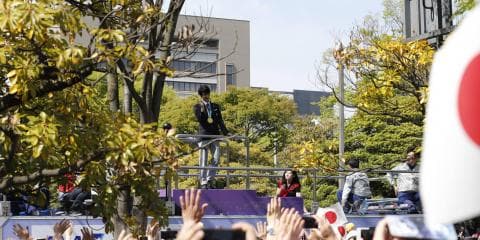 「今日は結弦くんの日」宮城県仙台市 羽生結弦選手パレード大盛況