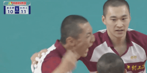 第1日男子1回戦　大村工（長崎）× 習志野（千葉）