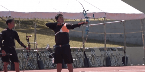 アーチェリー 男子団体決勝 近大附(大阪府) 対 三重海星(三重県) | インハイ2018 ハイライト動画