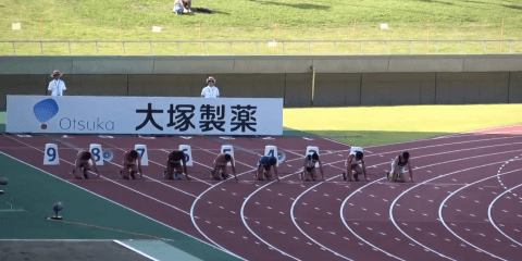 陸上競技 男子100ｍ 決勝 | インハイ2018 ハイライト動画